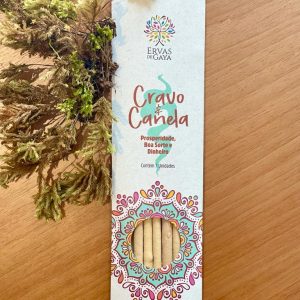 Incenso Natural de Vareta Cravo & Canela