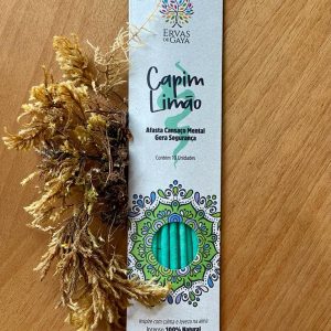 Incenso Natural de Vareta Capim Limão