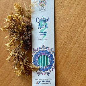 Incenso Natural de Vareta Cristal Azul