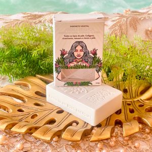 Sabonete Vegetal - Argila Branca