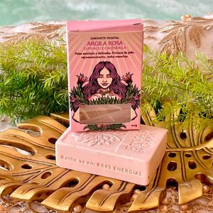Sabonete Vegetal - Argila Rosa