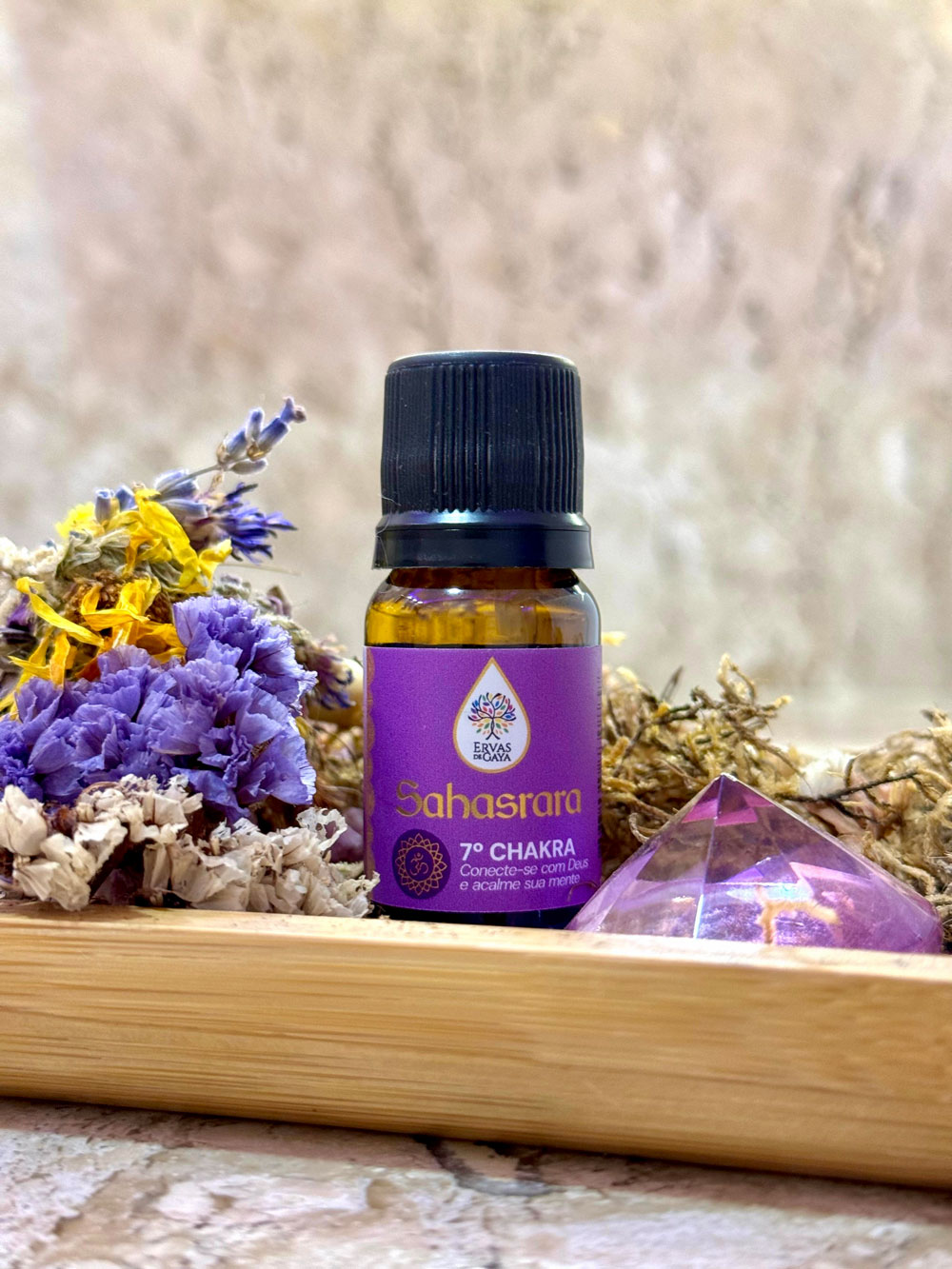 7° CHAKRA CORONÁRIO (SAHASRARA) – ÓLEO ESSENCIAL DE PALMAROSA